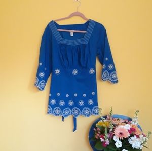 Cute waist tie blouse/tunic